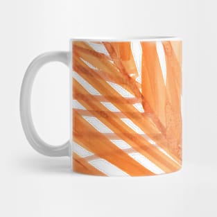 watercolor lines palm leaf 1 Mug